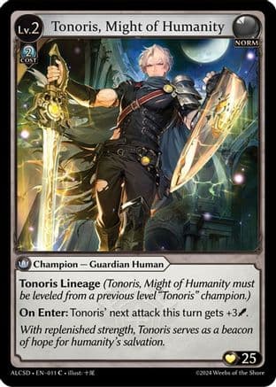 Tonoris, Might of Humanity — Alchemical Revolution Starter Decks