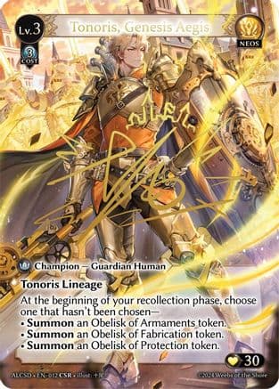 Tonoris, Genesis Aegis (CSR) — Alchemical Revolution Starter Decks