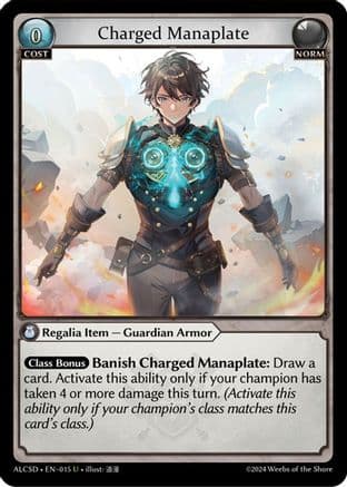 Charged Manaplate — Alchemical Revolution Starter Decks