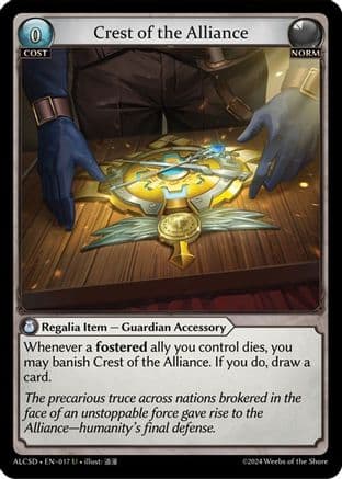 Crest of the Alliance — Alchemical Revolution Starter Decks