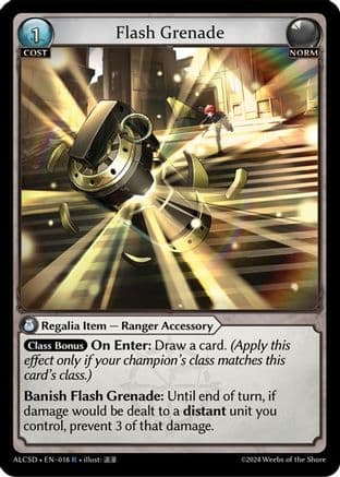 Flash Grenade — Grand Archive TCG card