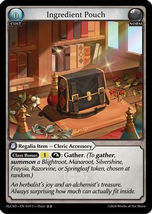 Ingredient Pouch — Alchemical Revolution Starter Decks