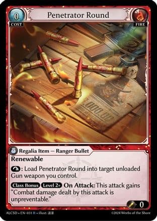 Penetrator Round — Alchemical Revolution Starter Decks