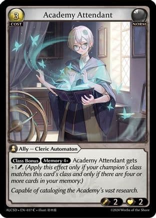 Academy Attendant — Alchemical Revolution Starter Decks