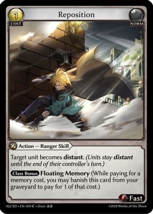 Reposition — Alchemical Revolution Starter Decks