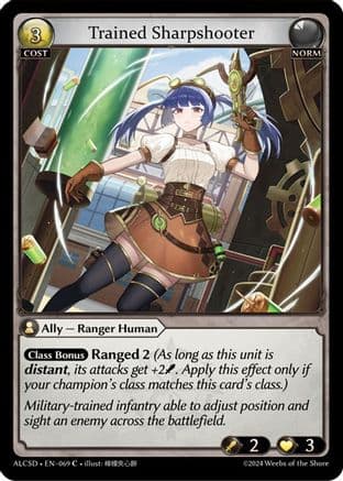 Trained Sharpshooter — Alchemical Revolution Starter Decks