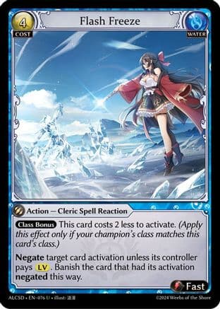 Flash Freeze — Alchemical Revolution Starter Decks