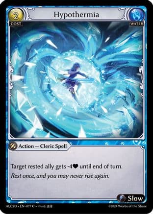 Hypothermia — Alchemical Revolution Starter Decks