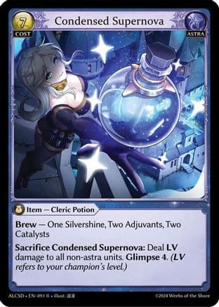Condensed Supernova — Alchemical Revolution Starter Decks