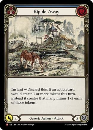 Ripple Away — Heavy Hitters Flesh and Blood card by Carlos Cruchaga