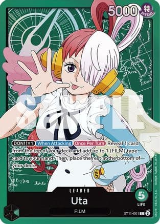 Uta (001) — One Piece Card Game card