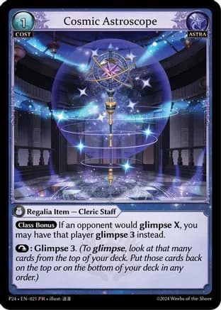 Cosmic Astroscope — Promotional Cards