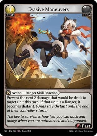 Evasive Maneuvers — Promotional Cards