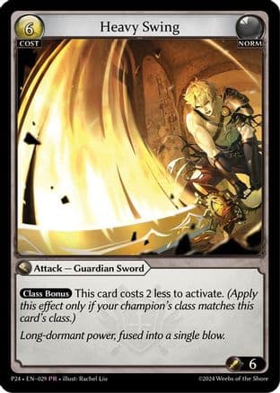 Heavy Swing — Promotional Cards