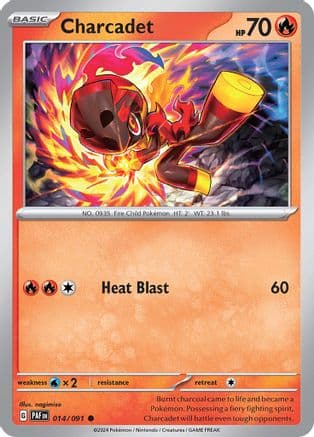 Charcadet - 014/091 — SV: Paldean Fates Pokémon TCG card by nagimiso