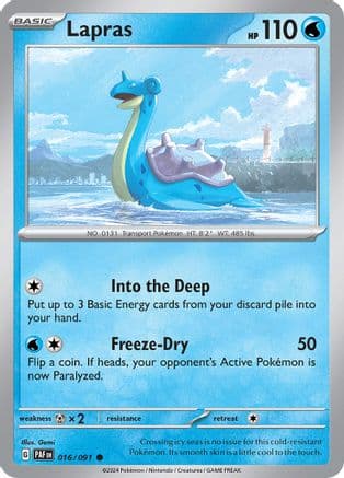 Lapras — SV: Paldean Fates Pokémon TCG card by Gemi