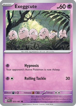 Exeggcute — SV: Paldean Fates Pokémon TCG card by Kariya