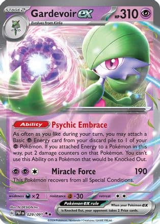 Gardevoir ex - 029/091 — SV: Paldean Fates Pokémon TCG card by N-DESIGN Inc.
