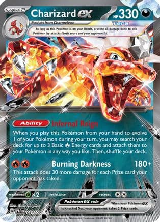 Charizard ex - 054/091 — SV: Paldean Fates