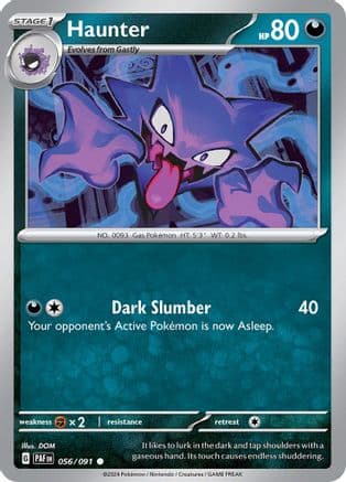 Haunter — SV: Paldean Fates Pokémon TCG card by DOM