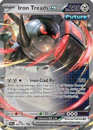 Iron Treads ex — SV: Paldean Fates Pokémon TCG card by toriyufu