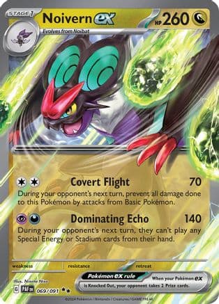 Noivern ex - 069/091 — SV: Paldean Fates Pokémon TCG card by Nisota Niso
