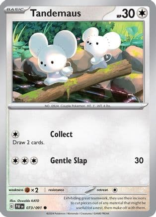Tandemaus - 073/091 — SV: Paldean Fates Pokémon TCG card by Oswaldo KATO