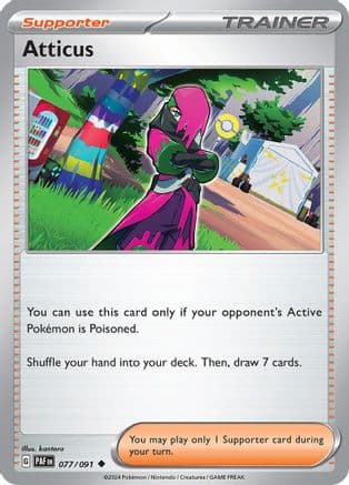 Atticus — SV: Paldean Fates Pokémon TCG card by kantaro