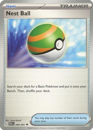 Nest Ball — SV: Paldean Fates Pokémon TCG card by Toyste Beach
