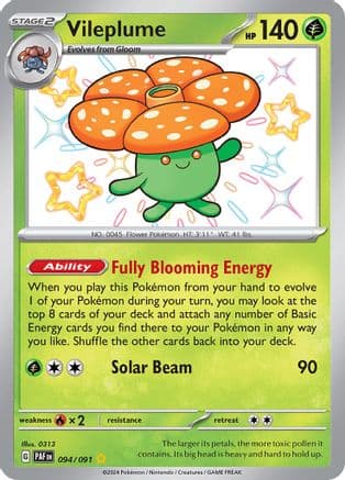 Vileplume — SV: Paldean Fates Pokémon TCG card by 0313