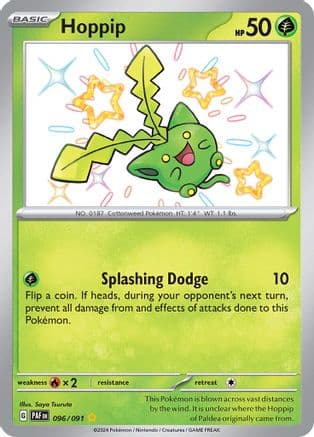 Hoppip — SV: Paldean Fates Pokémon TCG card by Saya Tsuruta