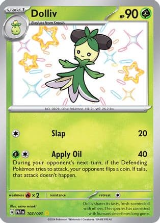 Dolliv — SV: Paldean Fates Pokémon TCG card by saino misaki