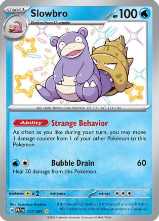 Slowbro — SV: Paldean Fates Pokémon TCG card by Souichirou Gunjima