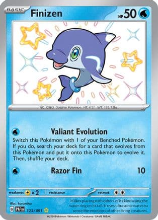 Finizen — SV: Paldean Fates Pokémon TCG card by kurumitsu