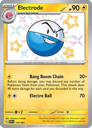 Electrode — SV: Paldean Fates Pokémon TCG card by Masakazu Fukuda