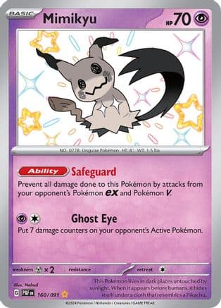 Mimikyu -160/091 — Pokémon TCG card