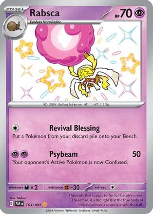 Rabsca — SV: Paldean Fates Pokémon TCG card by Nelnal