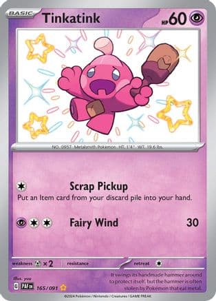 Tinkatink — SV: Paldean Fates Pokémon TCG card by yuu