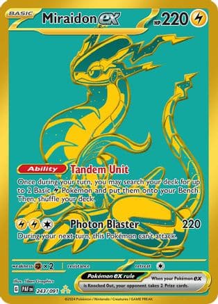 Miraidon ex — SV: Paldean Fates Pokémon TCG card by 5ban Graphics