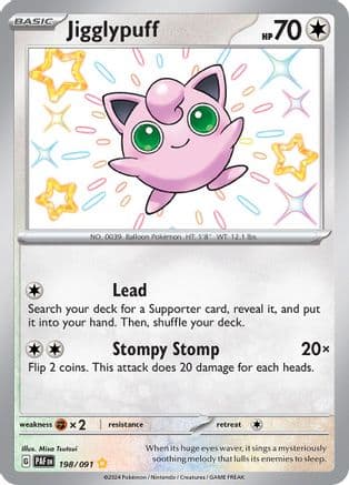 Jigglypuff — SV: Paldean Fates Pokémon TCG card by Misa Tsutsui