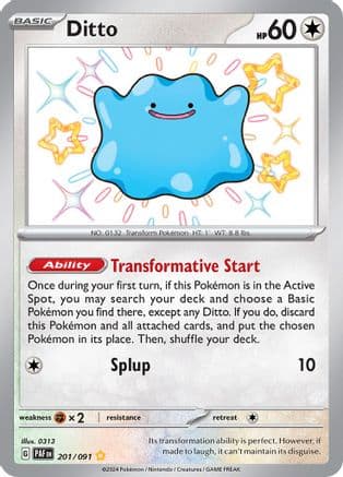 Ditto — SV: Paldean Fates Pokémon TCG card by 0313
