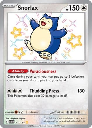 Snorlax — Pokémon TCG card