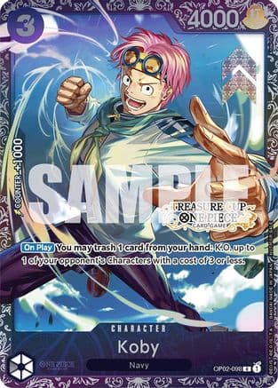 Koby (Treasure Cup) — One Piece Promotion Cards