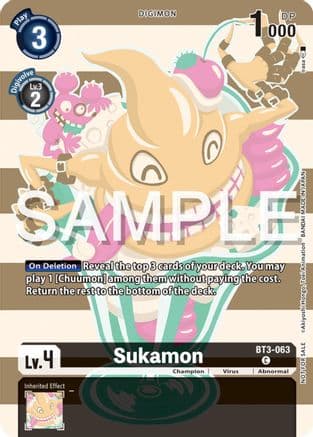 Sukamon (Digimon Illustration Competition Pack 2023) — Release Special Booster 1.0