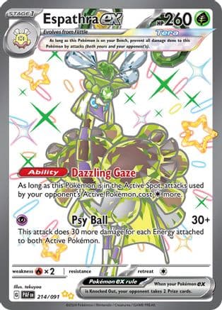 Espathra ex - 214/091 — SV: Paldean Fates