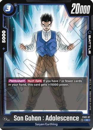 Son Gohan : Adolescence — Starter Deck 2: Vegeta