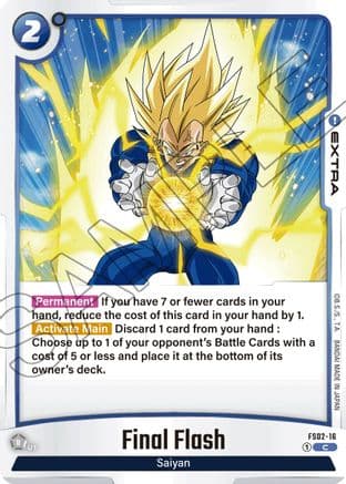 Final Flash — Starter Deck 2: Vegeta