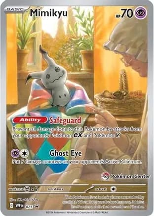 Mimikyu - 075 (Pokemon Center Exclusive) — SV: Scarlet & Violet Promo Cards