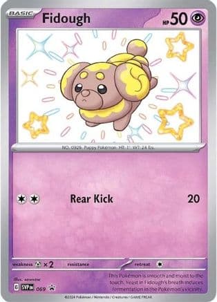 Fidough - 069 — SV: Scarlet & Violet Promo Cards Pokémon TCG card by sowsow