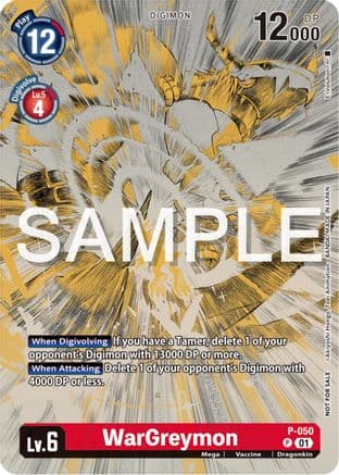 WarGreymon (Digimon Illustration Competition Pack 2023) — Digimon Promotion Cards